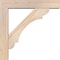 Ekena Millwork Olympic Block Smooth Bracket w/ Offset Brace, Douglas Fir, 5 1/2"W x 26"D x 26"H BKT0604X26X26OLY05SDF - alternate 3
